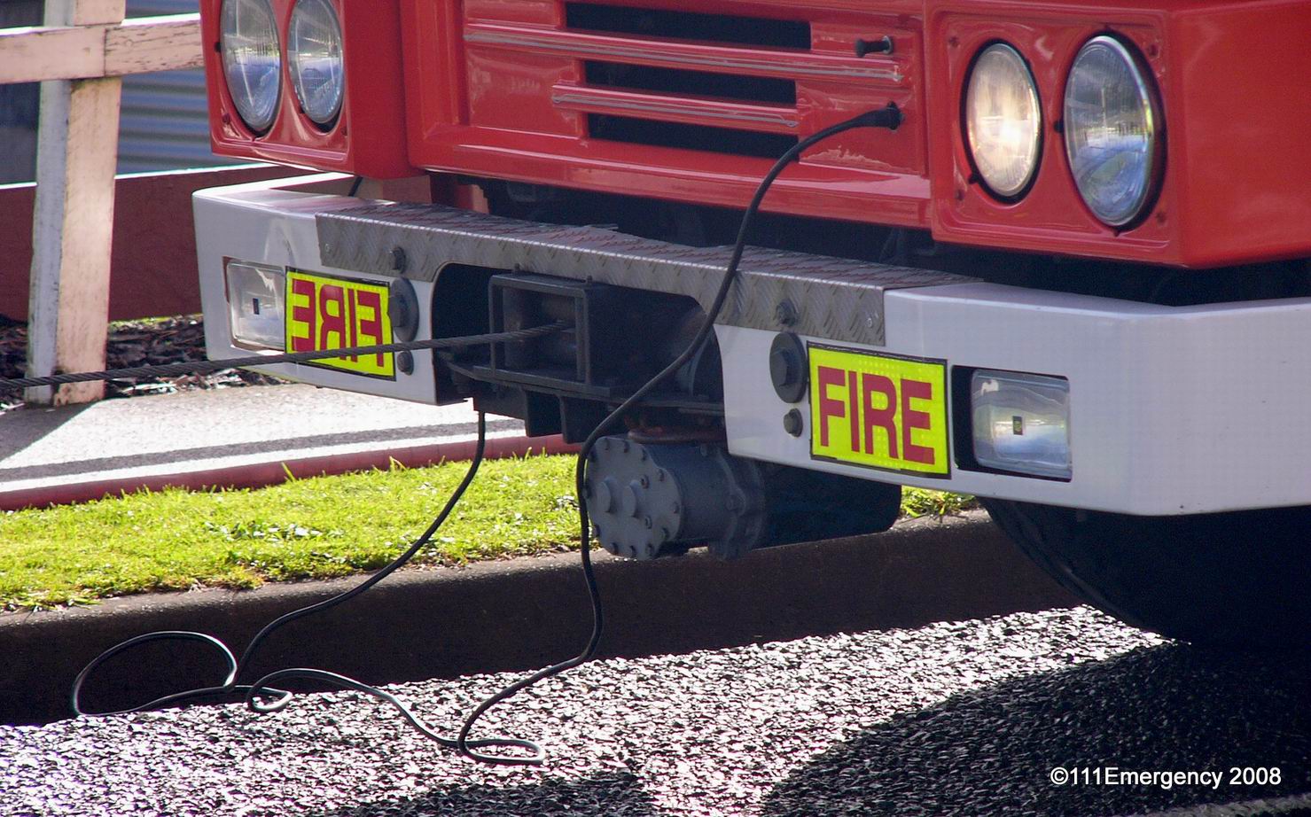 ACCIDENT SCENES 71 Car rolled down bank Woodman Dr, Tawa